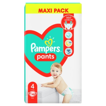 Pampers püksid MP N4 9-15kg  48tk