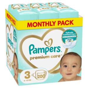 Pampers mähkmed Premium Care N3 (6-10kg) 200tk