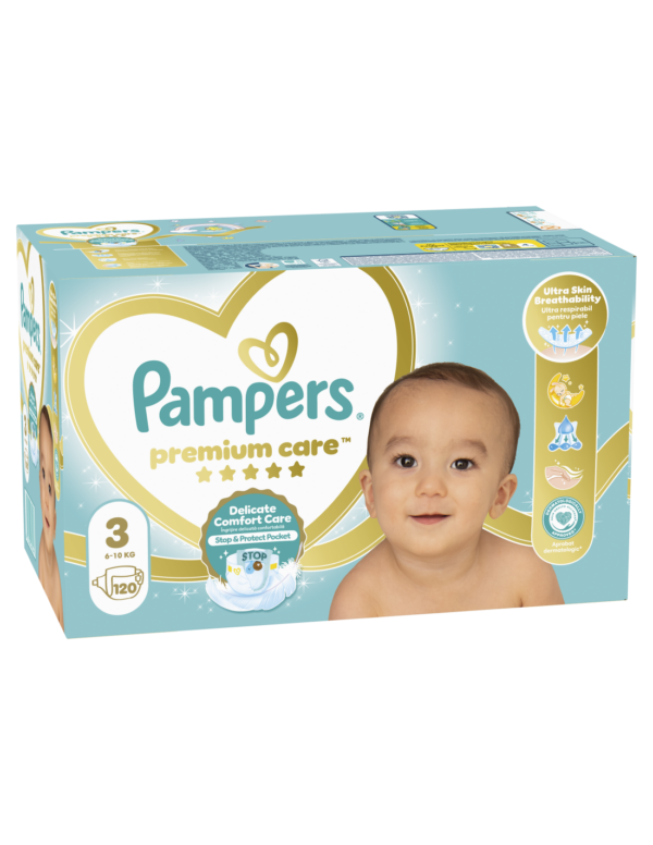 Pampers mähkmed Premium Care N3 (6-10kg) 120tk