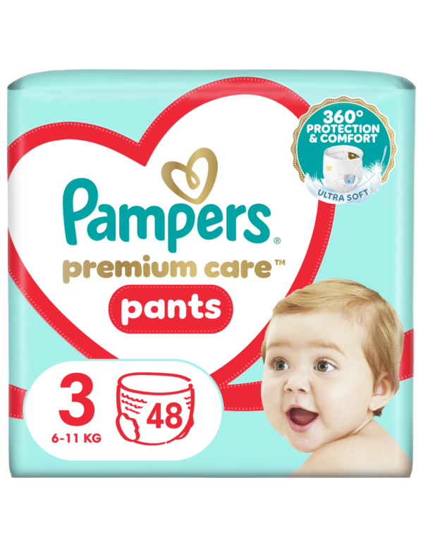 Pampers Premium Care püksmähkmed N3 VP  48tk (6-11kg)