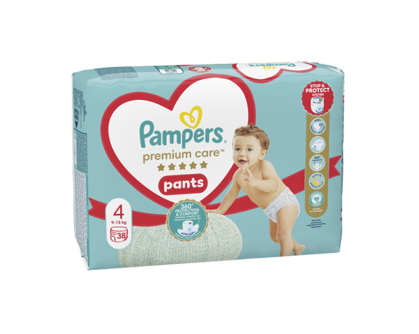 Pampers PC püksmähkmed N4 Maxi 38tk (9-14kg)