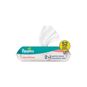 Pampers niisked salvrätikud Sensitive 52tk