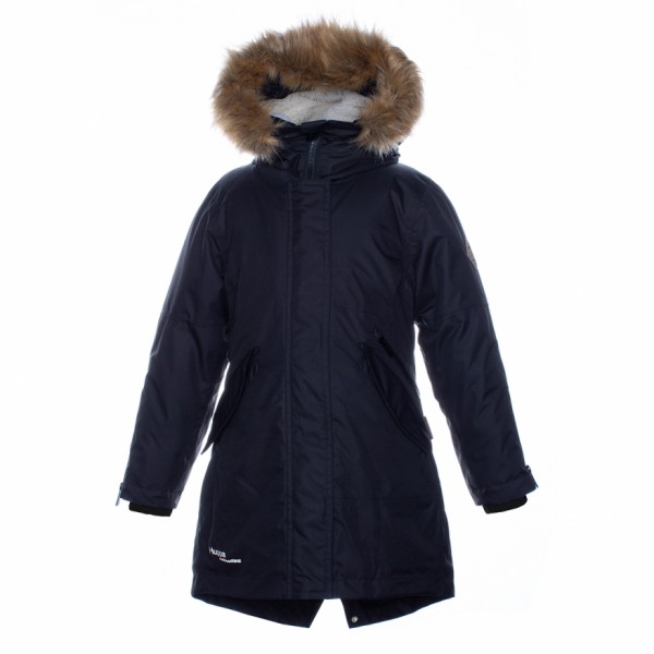 PARKA VIVIAN tüdrukule 12490020 200G SOOJUSTUS 00009-must HUPPA