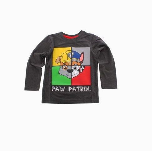 Pikkade varrukatega särk Nickelodeon Paw Patrol 98cm tumehall