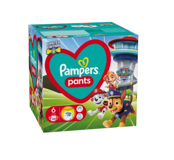 Pampers GP+ N6 16+kg mähkmepüksid 60tk PAW PATROL
