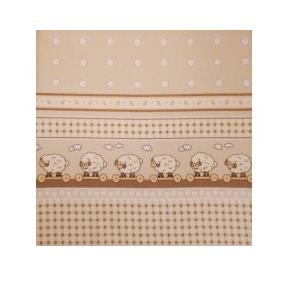 Flanellmähe 1tk 77x67cm Beez lammastega