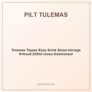 Tommee Tippee Easy Drink Straw kõrrega 6+kuud 230ml roosa Kosmonaut