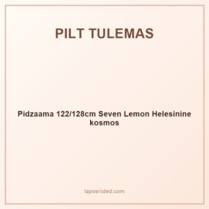 Pidzaama 122/128cm Seven Lemon Helesinine kosmos