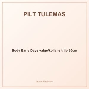 Body Early Days valge/kollane triip 80cm