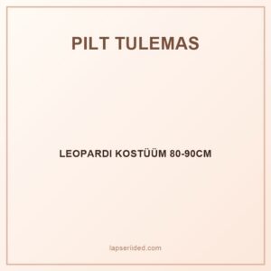 LEOPARDI KOSTÜÜM 80-90CM