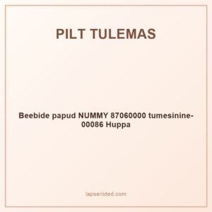 Beebide papud NUMMY 87060000 tumesinine-00086 Huppa