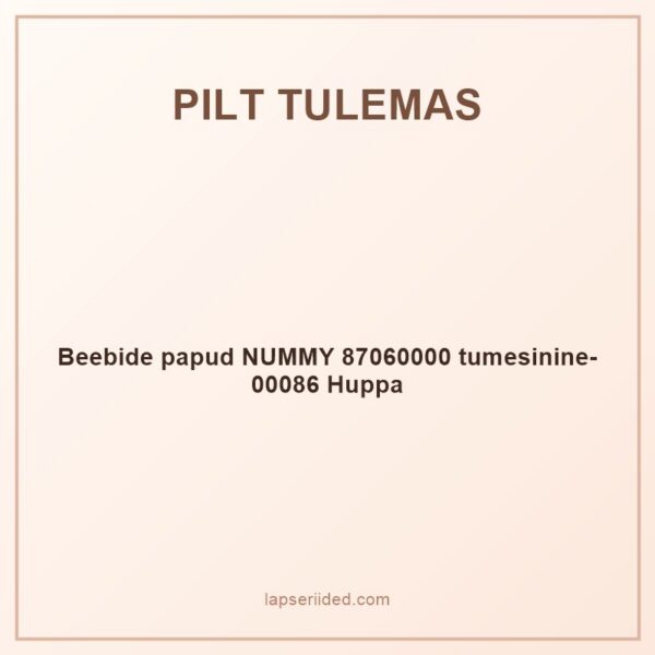 Beebide papud NUMMY 87060000 tumesinine-00086 Huppa