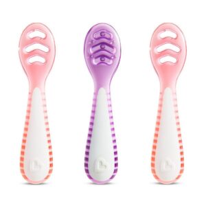Munchkin lusikas 3tk Gentle Dip Roosa/Lilla 4+kuud