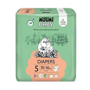 Muumi Öko mähkmed N5 10-16kg 44tk