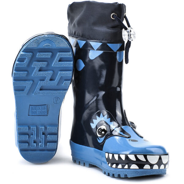 Kummikud Paly Shoes 32/33 Sinine Dinosaurus voodrita