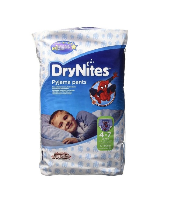 Huggies püksmähkmed ööseks 4-7 aastat poisile 10tk 17-30kg valge pakk