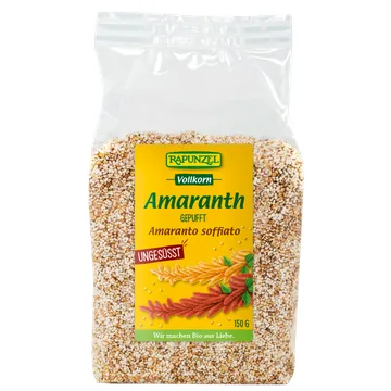 Paisutatud amarandiseemned, ökoloogilised Rapunzel 150g