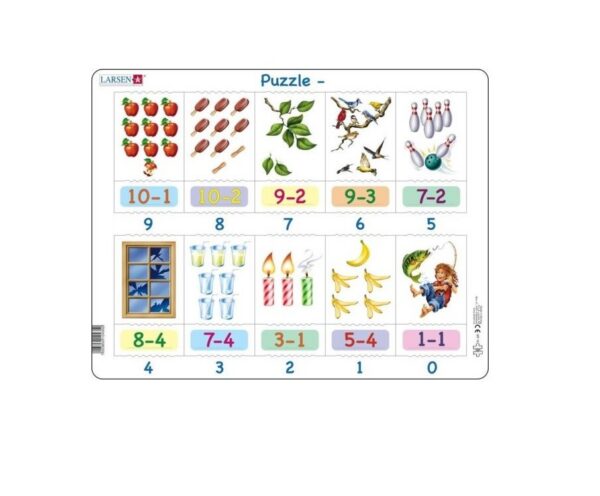 Puzzle Lahutamine Larsen AR19