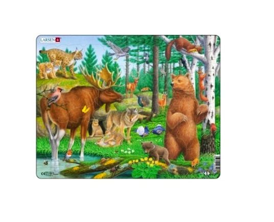 Papist puzzle 29-osaline Metsloomad MAXI FH36 Larsen