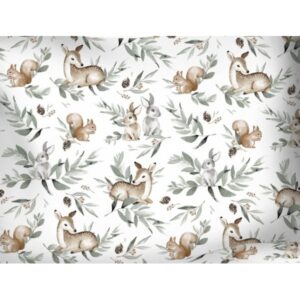 Marlimähe, 100% puuvill, 70x80cm Bears&Deers