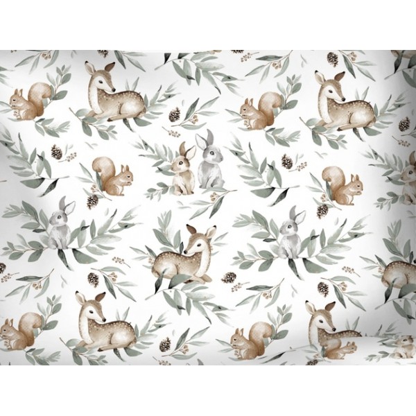 Marlimähe, 100% puuvill, 70x80cm Bears&Deers
