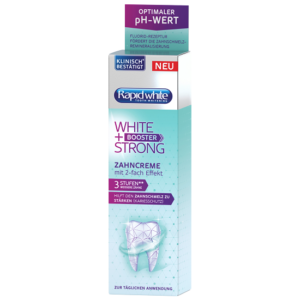 Rapid White valgendav hambapasta White+Booster Strong 75 ml