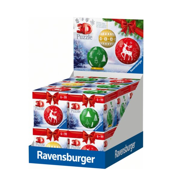Ravensburger 3D Jõulupuslepall 1tk Vali mudel!!!