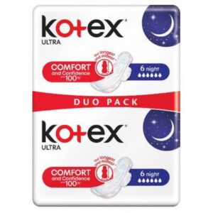 Kotex Comfort Night hügieenisidemed 6+6tk
