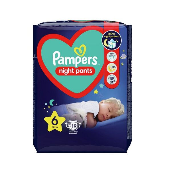 Pampers Night mähkmepüksid ööseks VP N6  15+kg  19tk