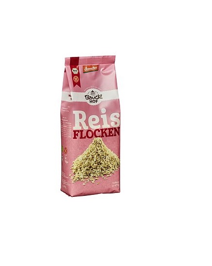 Bauckhof täistera riisihelbed 475 g