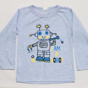 Pikkade varrukatega pluus Robot Salomea Sinine Vali suurus!!!