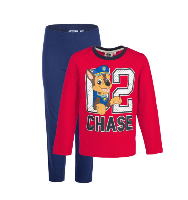 Pidzaama 8aastasele lapsele, 128cm Paw Patrol punane/sinisega Chase Disney