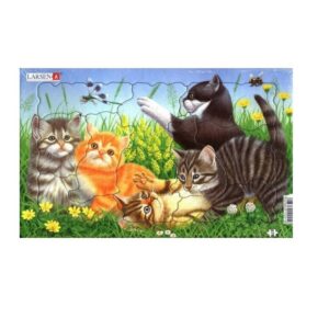 Papist puzzle 10-osaline 5 Kiisut CU5 Larsen