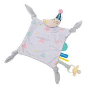 TafToys kaisutekk Mini moon blankie lutihoidja ja närimisrõngaga