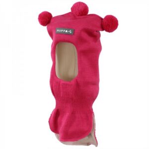 Laste kootud sallmüts COCO 85070000 60063-FUKSIA HUPPA