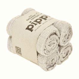 Pippi suulapp/näorätik 4tk 100% mahepuuvill 27x27cm Rainy Day beezikas