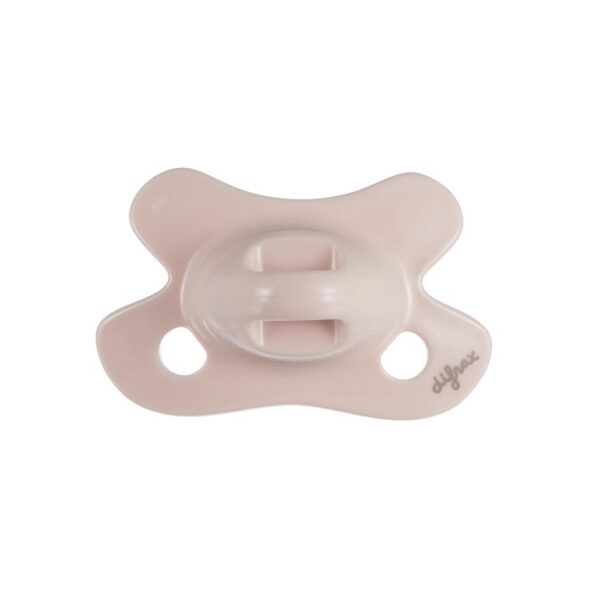 Silikoonlutt combi Natural Newborn Uni 0-6 kuud õrnroosa rõngata (Difrax)