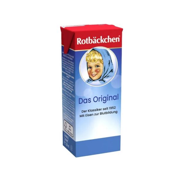 Klassikumahl raua ja C-vitamiiniga. 200ml Rabenhorst