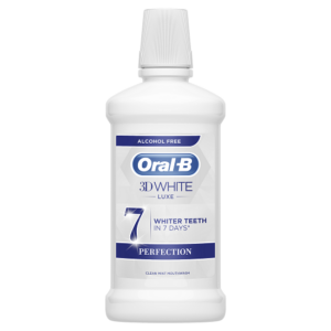 Oral-B 3D White Luxe Perfection alkoholivaba 500ml suuloputusvesi