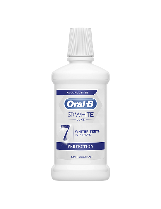 Oral-B 3D White Luxe Perfection alkoholivaba 500ml suuloputusvesi