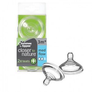 Tommee Tippee® pudelilutt Ventled bottle, keskmise voolavusega 3+kuud
