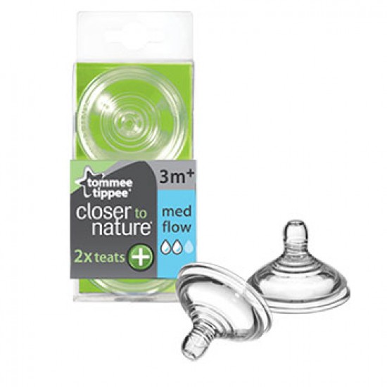 Tommee Tippee® pudelilutt Ventled bottle, keskmise voolavusega  3+kuud