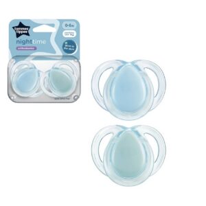Tommee Tippee öine rõngasutt silikoon 0-6m 2tk helesinised