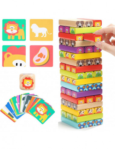 TopBright Family Games lauamäng ladumistorn 36+kuud