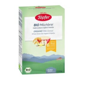 Töpfer Kaerahelbe-piimapuder õuna ja vanilliga imikutele alates 6. elukuust, ökoloogiline