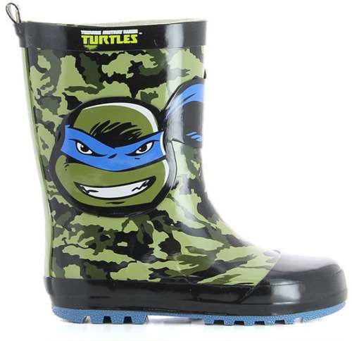 Kummikud Nickrlodeon Turtles roheline/mustaga N26 voodrita