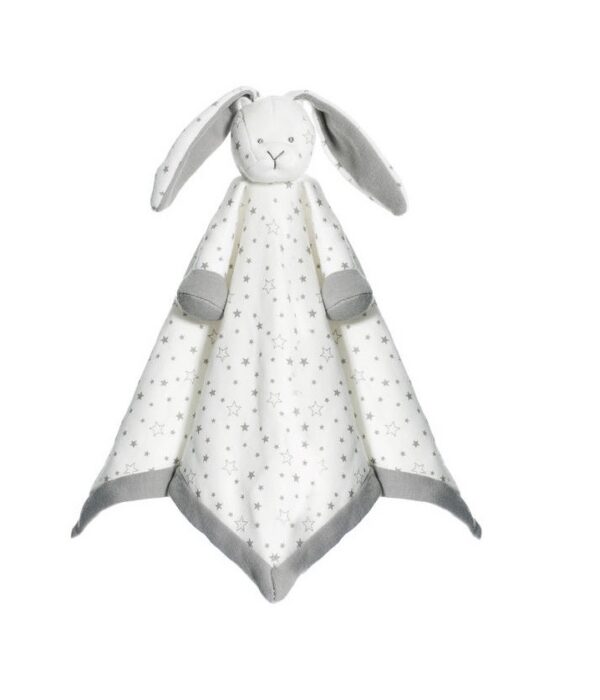 Teddykompaniet  kaisutekk  Organic Stars Blanky Rabbit
