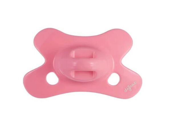 Silikoonlutt combi Natural Newborn Uni 0-6 kuud tumeroosa rõngata (Difrax)