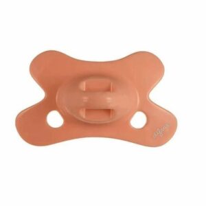 Silikoonlutt combi Natural Newborn Uni 0-6 kuud telliskiviroosa rõngata (Difrax)