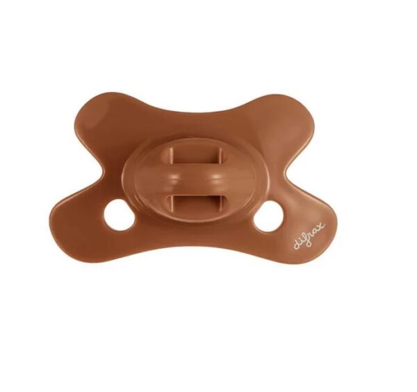 Silikoonlutt combi Natural Newborn Uni 0-6 kuud pruun rõngata (Difrax)